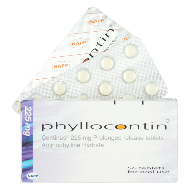 Phyllocontin Continus Tablets 225mg